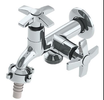 TORNEIRA MAQUINA DE LAVA 1/4 VOLTA CROMADA 